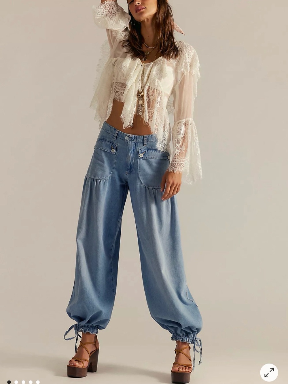We The Free Lotus Balloon Jeans